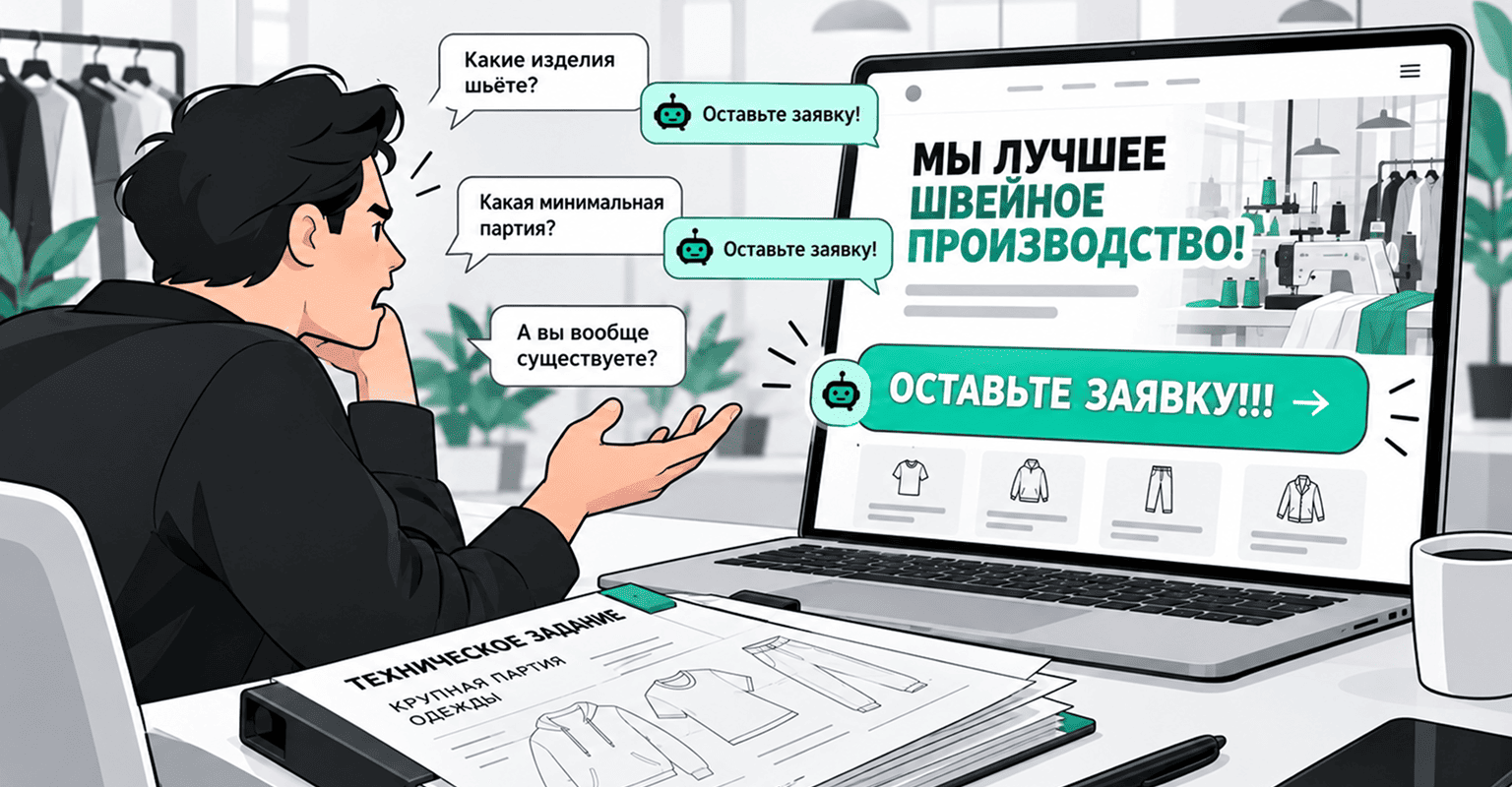 Продвижение сайта производства